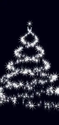 Outdoor Object Fireworks Christmas Tree Live Wallpaper