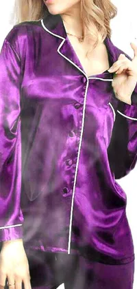 Outerwear Arm Purple Live Wallpaper