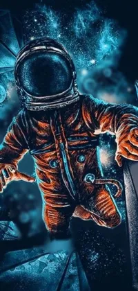 Outerwear Astronaut Art Live Wallpaper