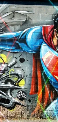Paint Azure Graffiti Live Wallpaper