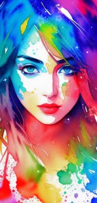 Paint Eyelash Art Live Wallpaper
