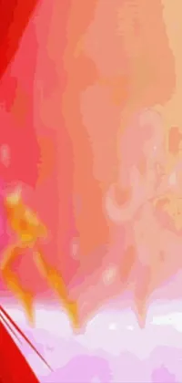 Paint Orange Pink Live Wallpaper