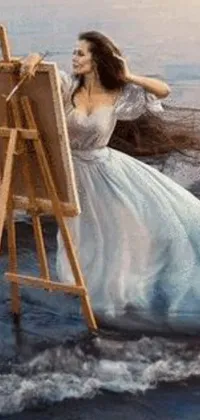 Painting Art Dress Live Wallpaper