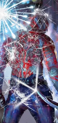 Painting Art Electric Blue Live Wallpaper