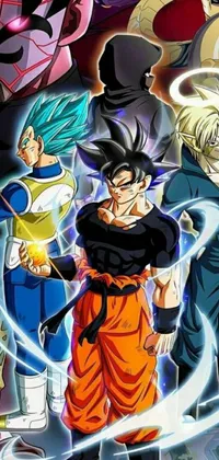 Painting Art Electric Blue Live Wallpaper