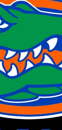 Enhance your phone's display with the Florida Gators live wallpaper featuring the iconic logo