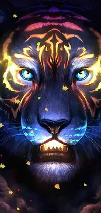Painting Carnivore Felidae Live Wallpaper