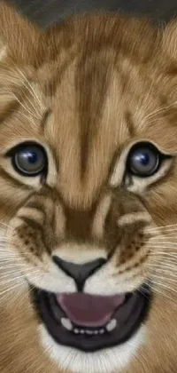 Painting Carnivore Felidae Live Wallpaper