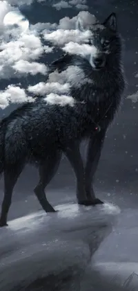 Experience the beauty of Wolf Huber live wallpaper on your phone