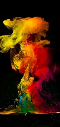 Painting Dance Flame Live Wallpaper