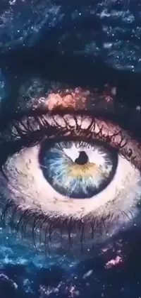 Painting Eyes Screenshot Live Wallpaper