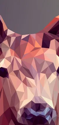 Looking for a beautiful live wallpaper for your phone? Check out this stunning close up of a deer head on a colored background rendered in vector art! Created by a shutterstock contributor, this digital artwork features a low poly 3d model and sharp focus illustration, making it a great addition to any phone screen