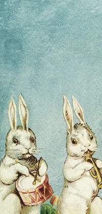 Painting Organism Rabbit Live Wallpaper
