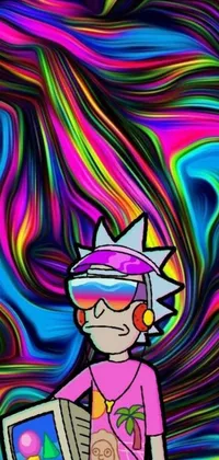 Psychedelic Rick Live Wallpaper - free download