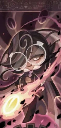 Looking for a stunning phone live wallpaper with a mystical touch? Look no further than this captivating card close-up, which features a hauntingly beautiful wraith girl, swirling black magic, and a glowing lens flare effect that's sure to turn heads