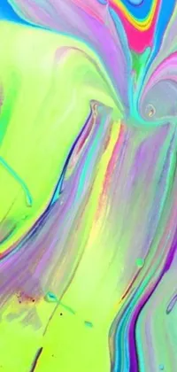 Bring your phone to life with this dazzling live wallpaper featuring a vivid, close-up view of a colorful painting on paper