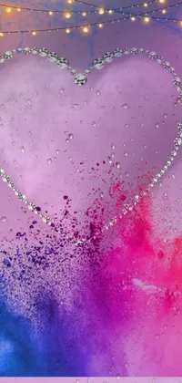 Painting Pink Purple Live Wallpaper