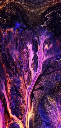 Painting Purple Reef Live Wallpaper