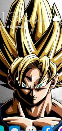 Download Gohan iPhone Blue Energy Ball Wallpaper