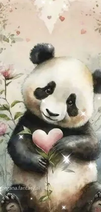 Panda Organism Toy Live Wallpaper