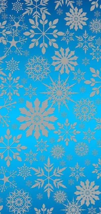 Pattern Motif Snowflake Live Wallpaper