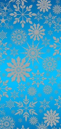 Pattern Motif Snowflake Live Wallpaper
