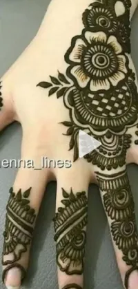 Pattern Thigh Hand Live Wallpaper