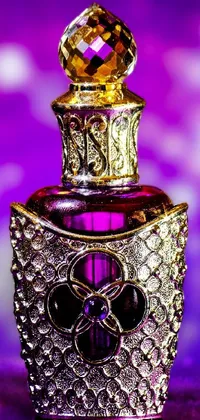 Perfume Liquid Purple Live Wallpaper