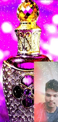 Perfume Purple Liquid Live Wallpaper