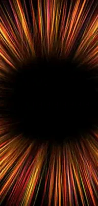 This is an abstract live wallpaper featuring a black hole in motion designed using abstract illusionism