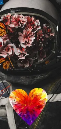 Petal Orange Flower Live Wallpaper