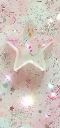 Get mesmerized by this kawaii decora rainbowcore inspired live wallpaper for your phone