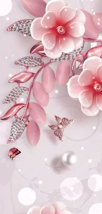Petal Pink Flower Live Wallpaper