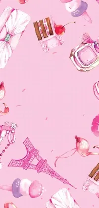 Petal Pink White Live Wallpaper