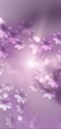 Petal Purple Organism Live Wallpaper