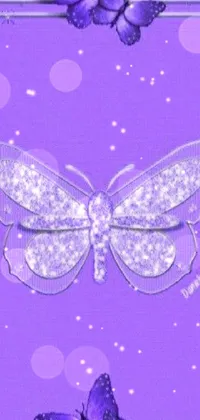 Petal Purple Violet Live Wallpaper