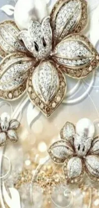 Looking for a stunning phone wallpaper that will add a touch of elegance to your device? Check out this art nouveau inspired live wallpaper, featuring intricate and enchanting brooches that sit atop a beautifully designed table