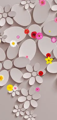 Petal White Flower Live Wallpaper