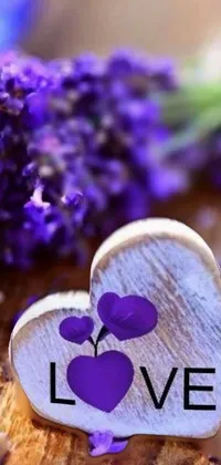 Photograph Flower Purple Live Wallpaper