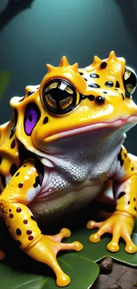 Photograph Frog Eye Live Wallpaper