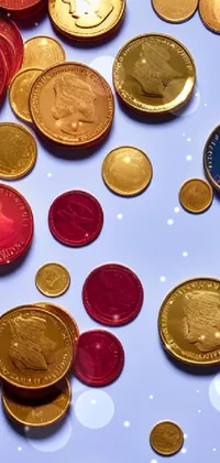 Coins Live Wallpaper