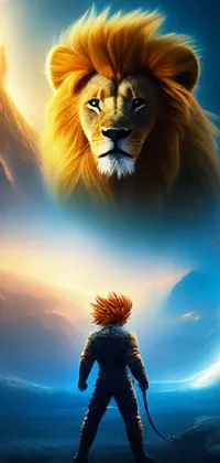 Photograph Light Lion Live Wallpaper