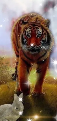 Photograph Light Siberian Tiger Live Wallpaper