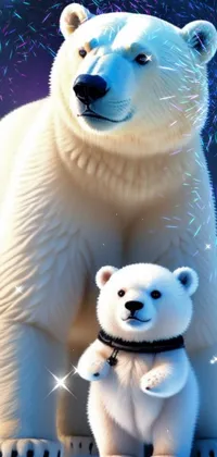 Photograph Polar Bear Facial Expression Live Wallpaper