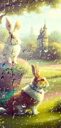 Photograph Rabbit Nature Live Wallpaper