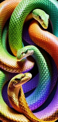 Photograph Snake Green Live Wallpaper