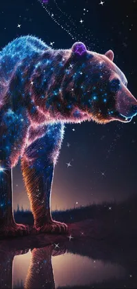 Transform your phone screen into a peaceful and magical wonderland with this stunning live wallpaper