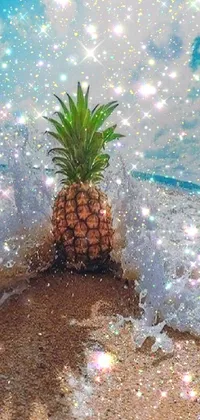 Pineapple Liquid Plant Live Wallpaper
