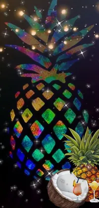 Pineapple Plant Window Live Wallpaper