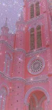 Pink Art Building Live Wallpaper